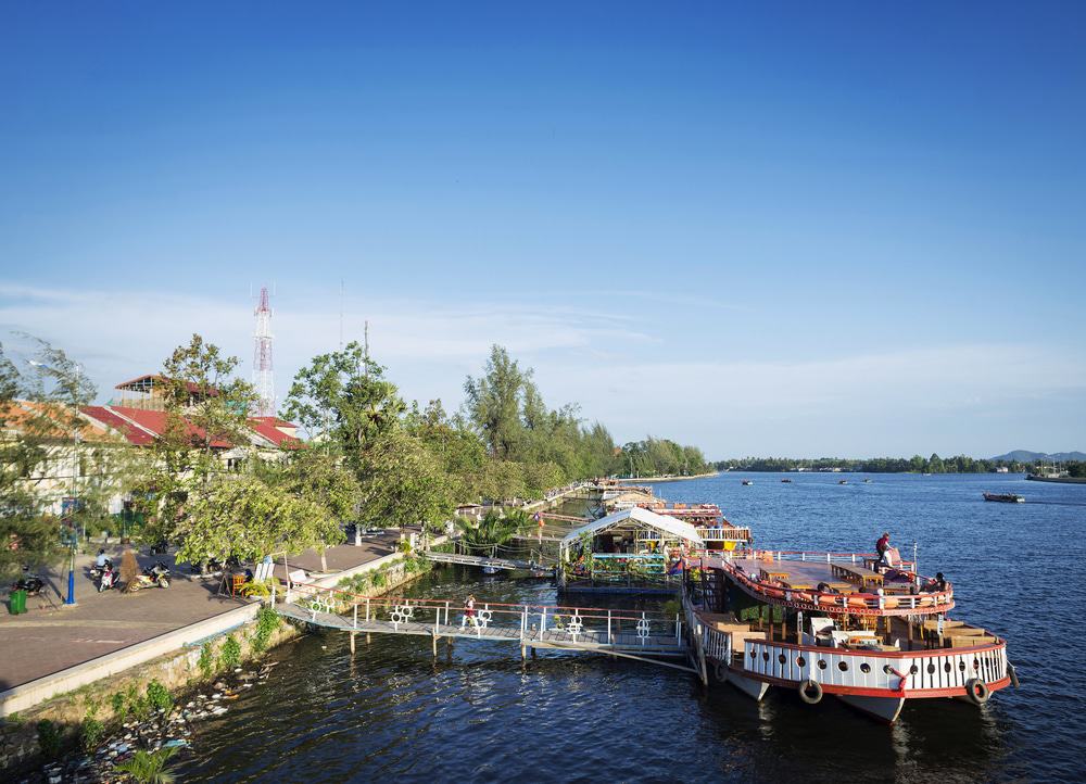 Kampot Fluss