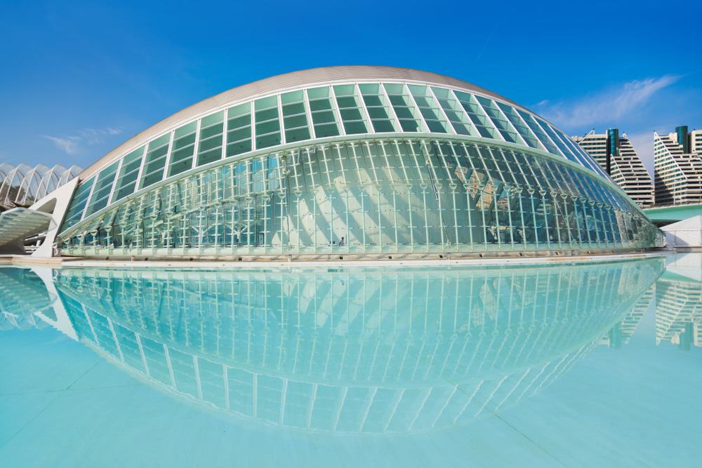 Komplex der Stadt der Künste und Wissenschaften in Valencia