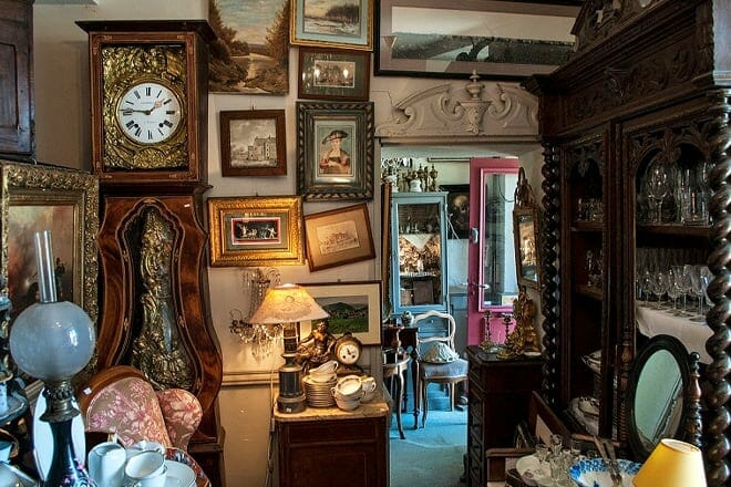 Kunst- und Designviertel in der Antique Row