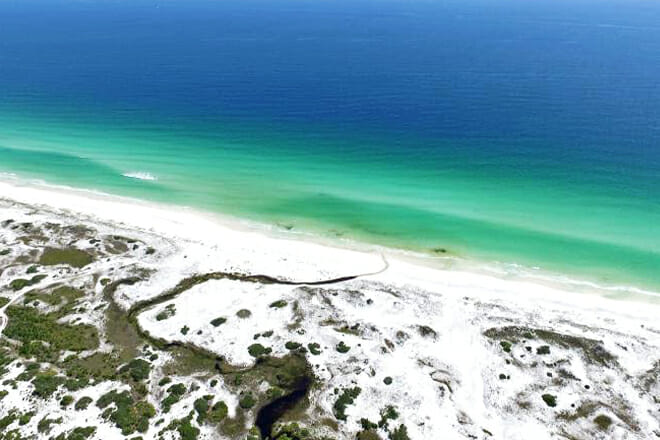 Bald Point State Park Beach — Alligator Point