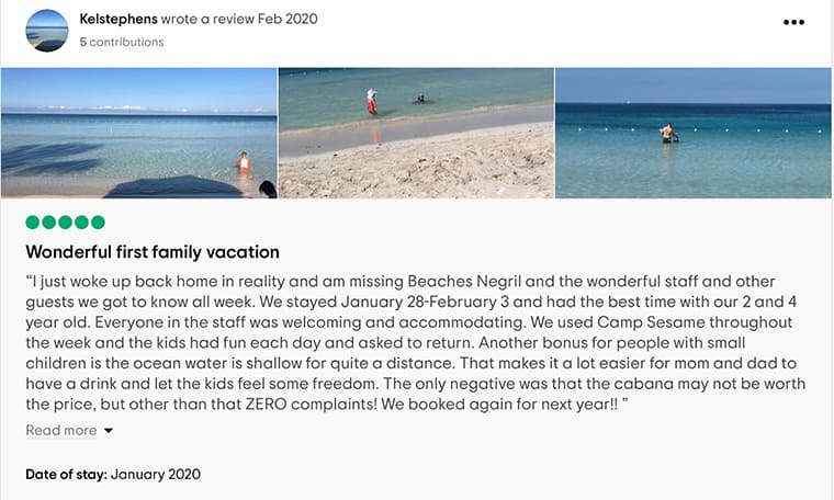 Beaches Negril Kundenrezension 3