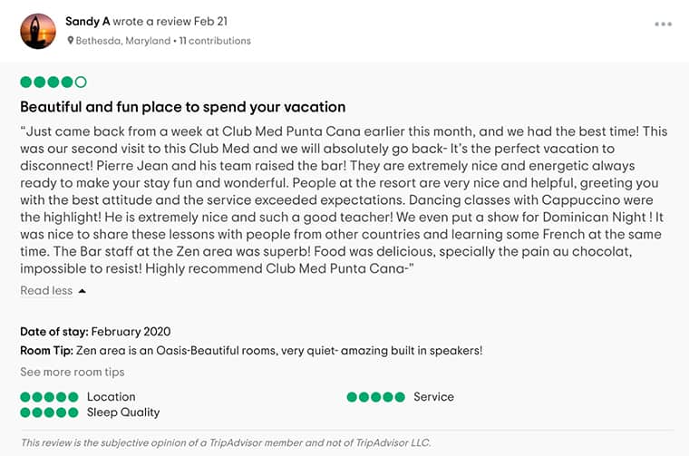 Club Med Punta Cana Rezension 3
