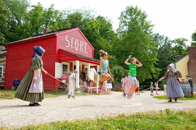 Interaktiver Geschichtspark Conner Prairie – Fischer
