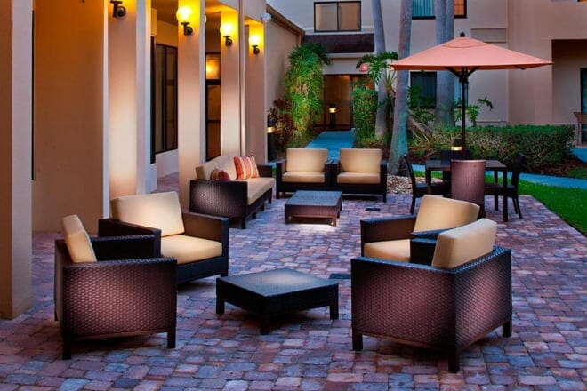Innenhof von Marriott Melbourne West