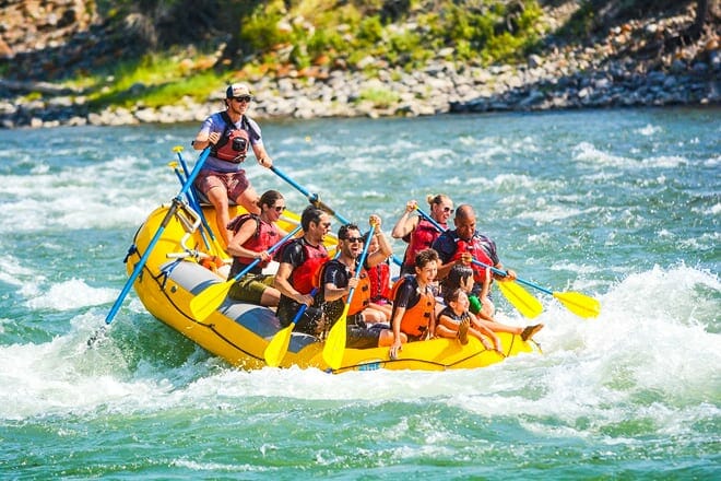 fliegendes Schwein Rafting