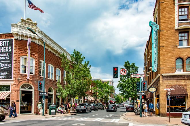 historic downtown and railroad district