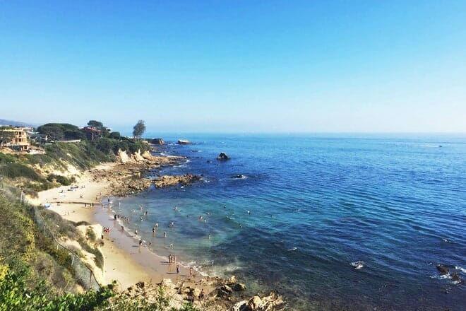 little corona del mar beach — newport beach