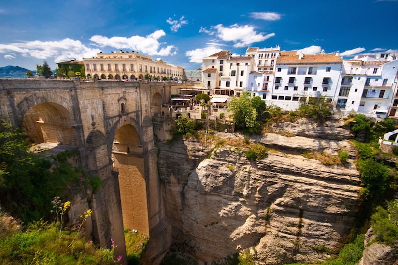 Panoramablick auf Ronda, Andalusien