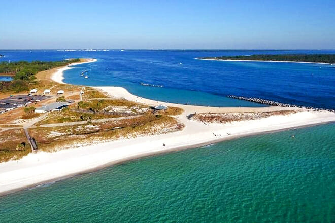 St. Andrews State Park Beach – Strand von Panama-Stadt