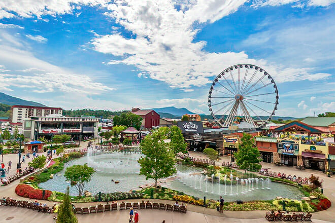 Die Insel in Pigeon Forge