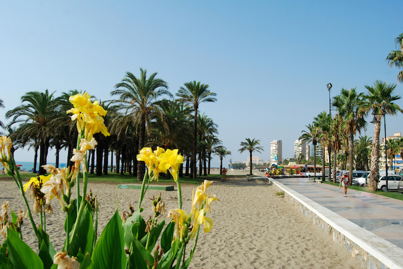 Playa und Paseo Martino, Torremolinos