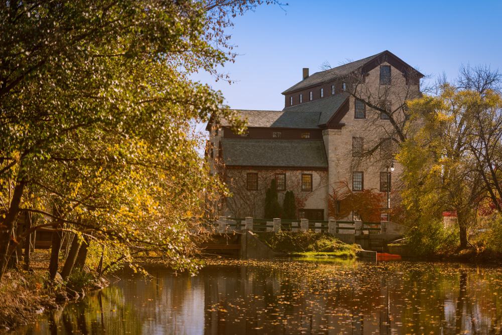 alte Mühle in Cedarburg, Wisconsin