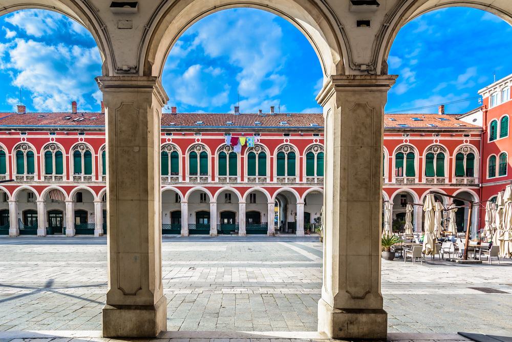Altstädter Ring in Split, Kroatien