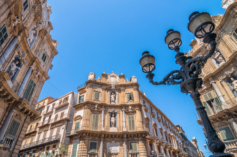 Piazza Pretoria-Gebäude in Palermo