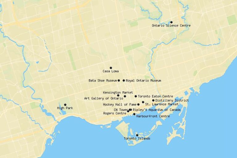 Toronto-Karte