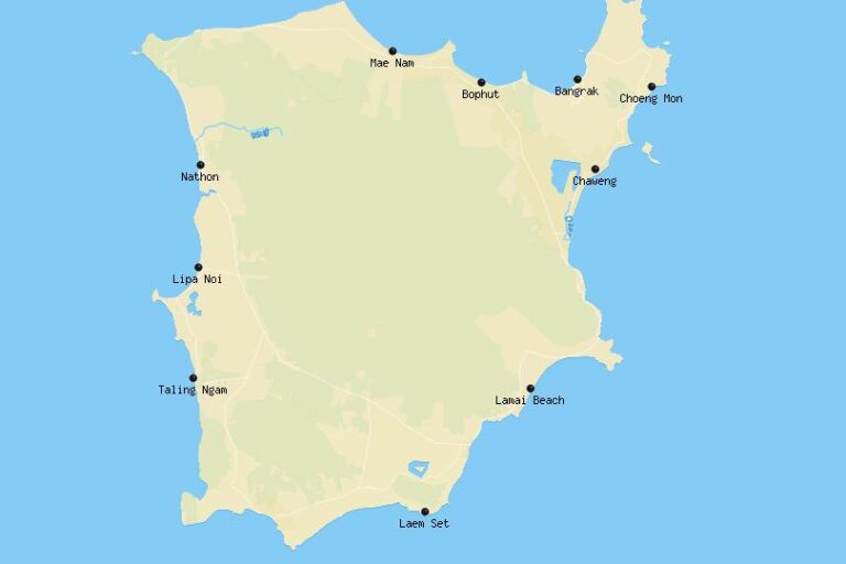 Koh Samui-Karte