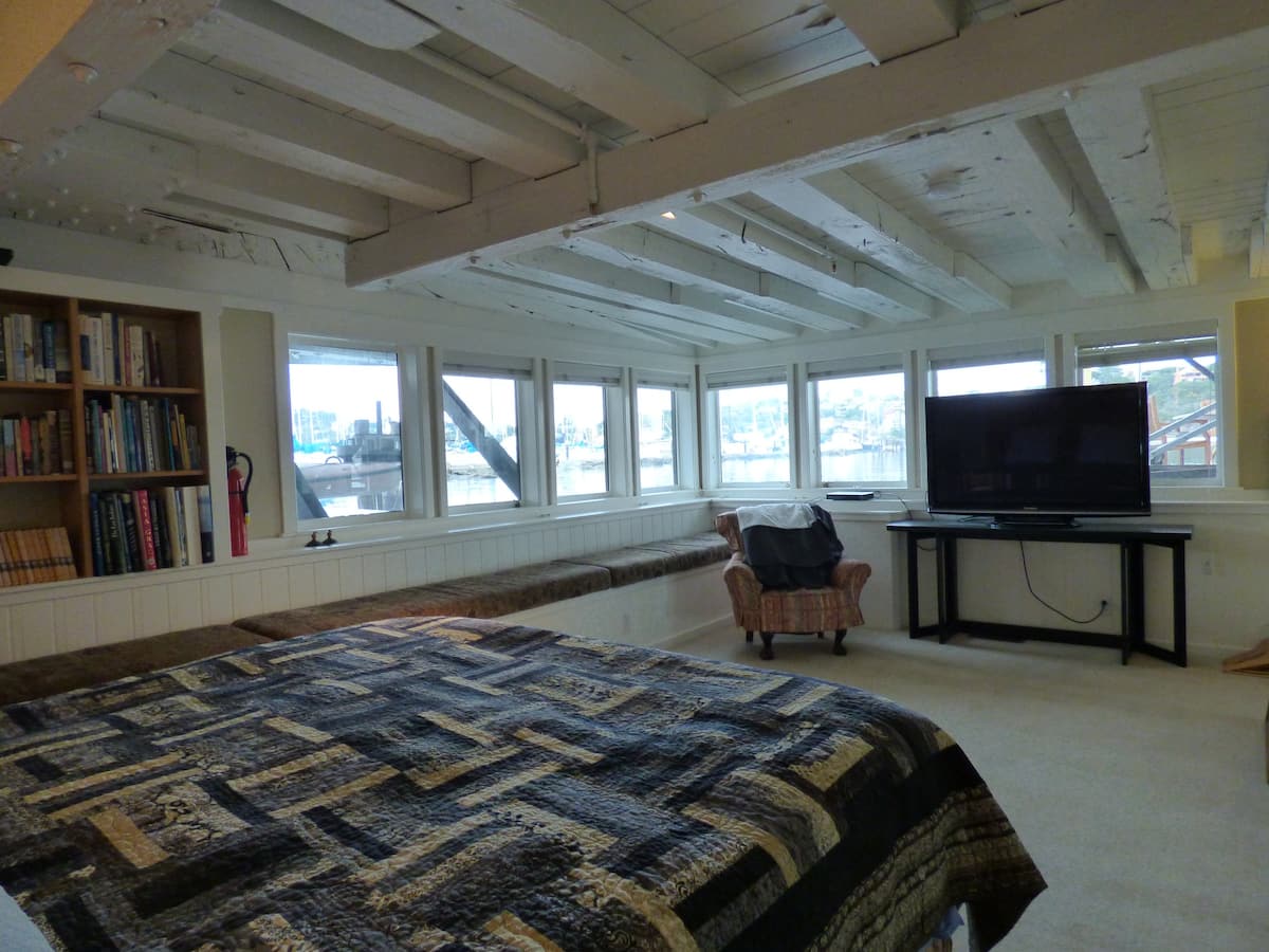 Blick auf die Bucht vom Hauptschlafzimmer