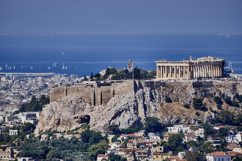 Akropolis und Saronischer Golf