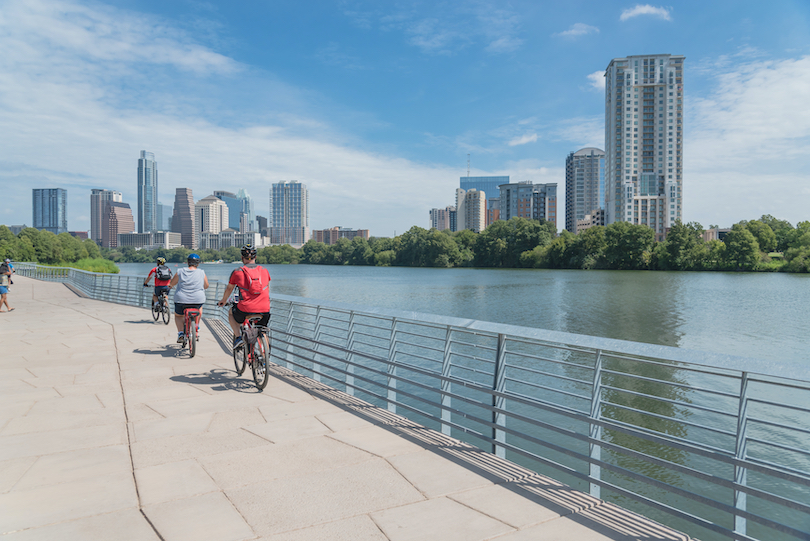 Lady Bird Lake Wander- und Radweg