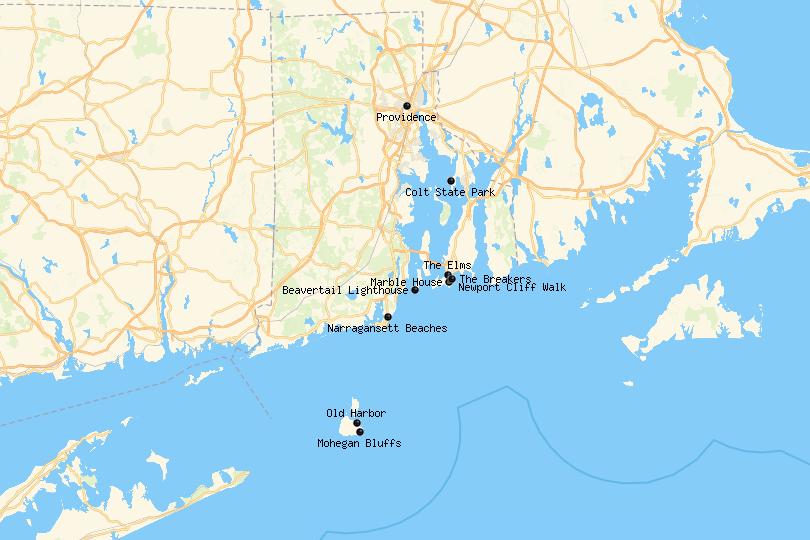 Rhode-Island-Karte