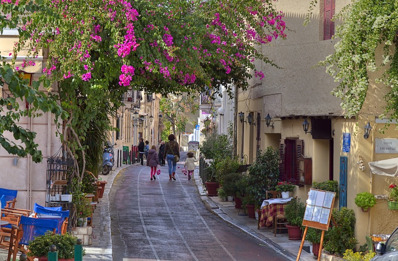 Plaka in Athen